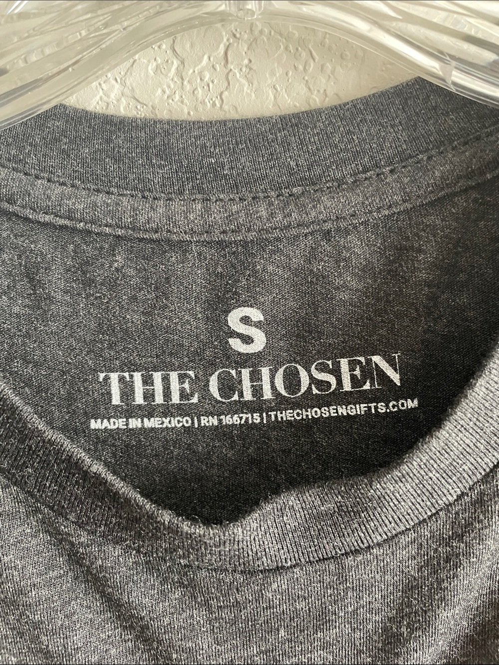 The Chosen Charcoal  5&2 T-Shirt Adult Size S - Picture 2 of 4